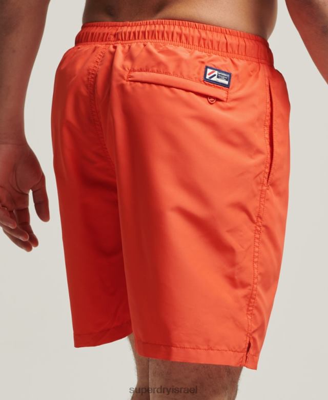 il Superdry גברים מכנסי ים ממוחזרים 19 אינץ' אפליקציית תפוז 4LX2Z430 הַלבָּשָׁה