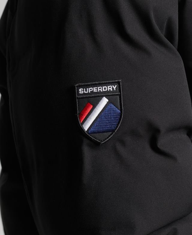 il Superdry גברים מעיל סקי ראדאר פרו שָׁחוֹר 4LX2Z1066 הַלבָּשָׁה