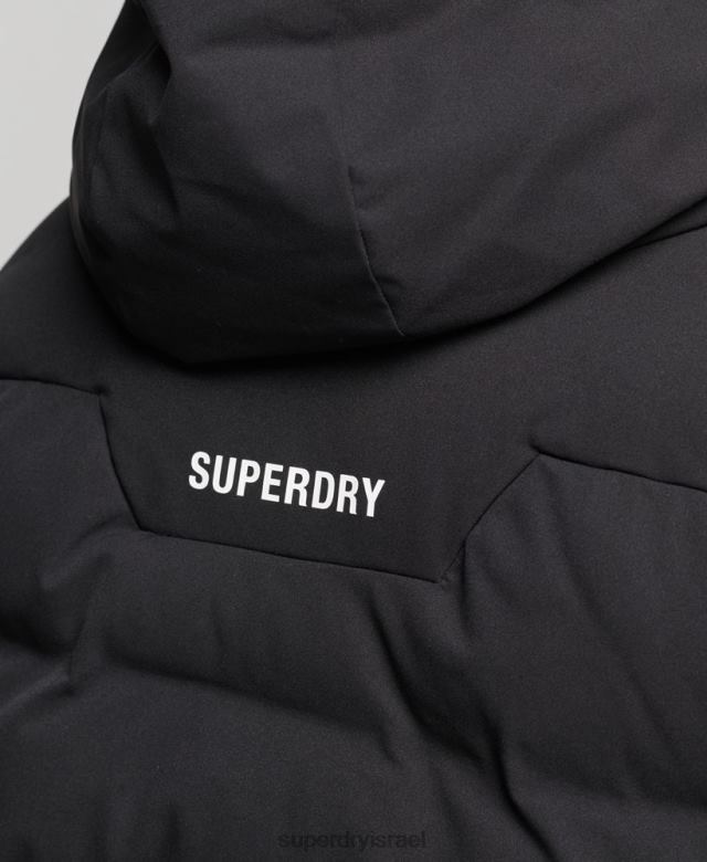 il Superdry גברים מעיל סקי ראדאר פרו שָׁחוֹר 4LX2Z1066 הַלבָּשָׁה