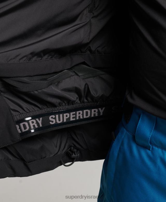 il Superdry גברים מעיל סקי ראדאר פרו שָׁחוֹר 4LX2Z1066 הַלבָּשָׁה