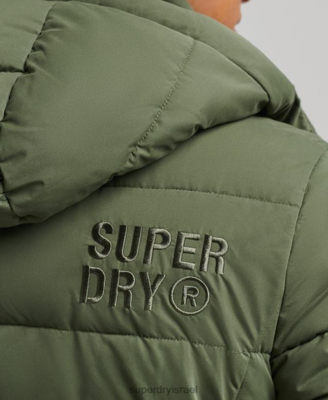 il Superdry גברים מעיל הרים מיקרופייבר חָקִי 4LX2Z1114 הַלבָּשָׁה