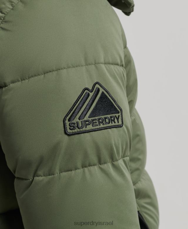 il Superdry גברים מעיל הרים מיקרופייבר חָקִי 4LX2Z1114 הַלבָּשָׁה