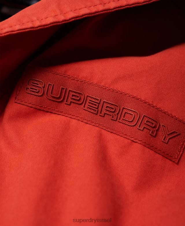 il Superdry גברים מעיל פארקה טייס רוקי תפוז 4LX2Z1202 הַלבָּשָׁה