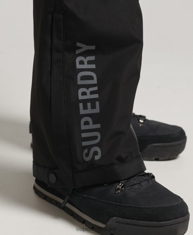 il Superdry גברים מכנסי חילוץ אולטימטיביים לסקי שָׁחוֹר 4LX2Z1372 הַלבָּשָׁה