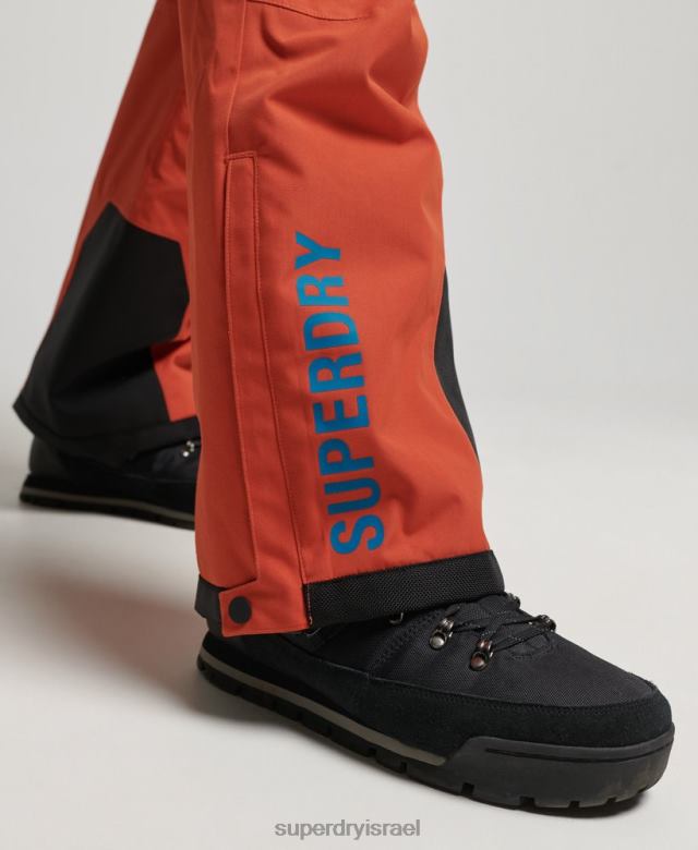 il Superdry גברים מכנסי חילוץ אולטימטיביים לסקי תפוז 4LX2Z1378 הַלבָּשָׁה