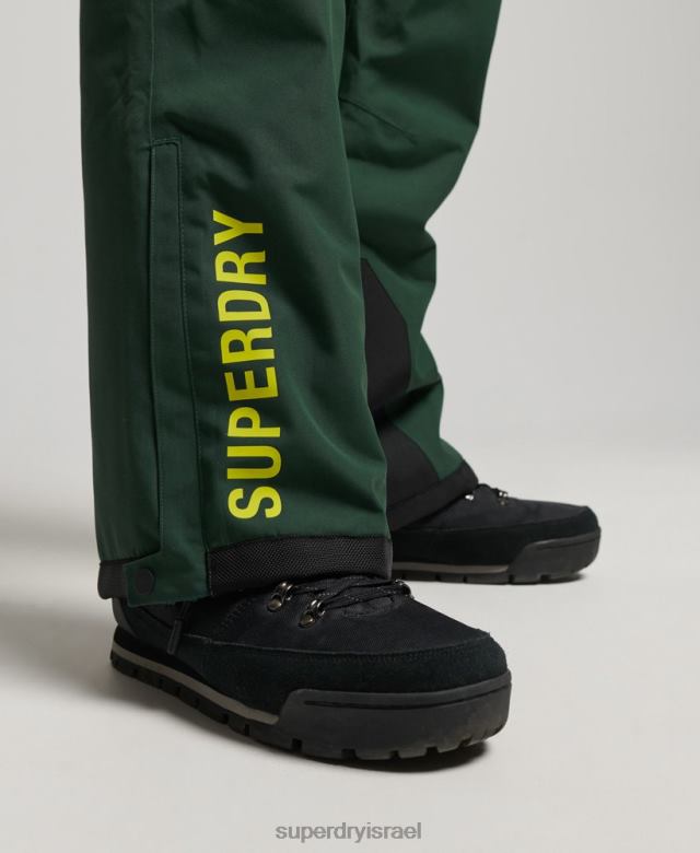 il Superdry גברים מכנסי חילוץ אולטימטיביים לסקי ירוק 4LX2Z1380 הַלבָּשָׁה