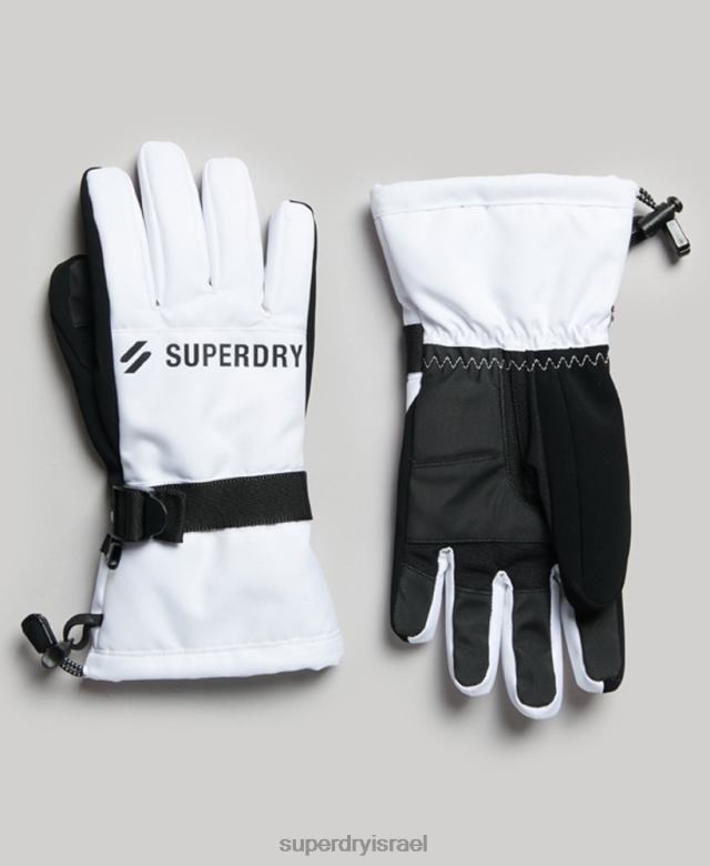 il Superdry גברים כפפות שלג לבן 4LX2Z1381 אביזרים