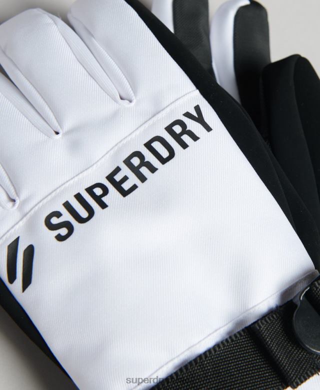 il Superdry גברים כפפות שלג לבן 4LX2Z1381 אביזרים