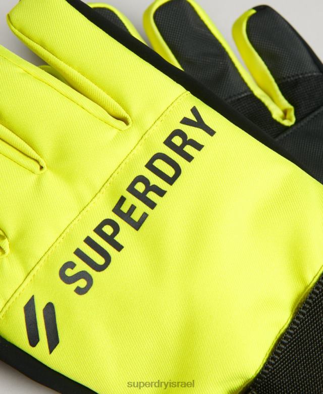 il Superdry גברים כפפות שלג צהוב 4LX2Z1388 אביזרים