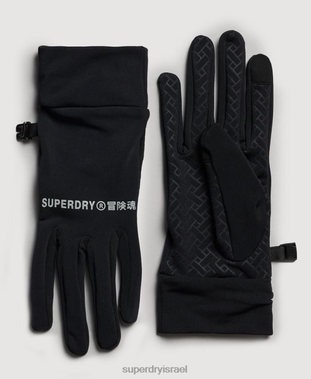 il Superdry גברים ספינות כפפות שלג שָׁחוֹר 4LX2Z1392 אביזרים