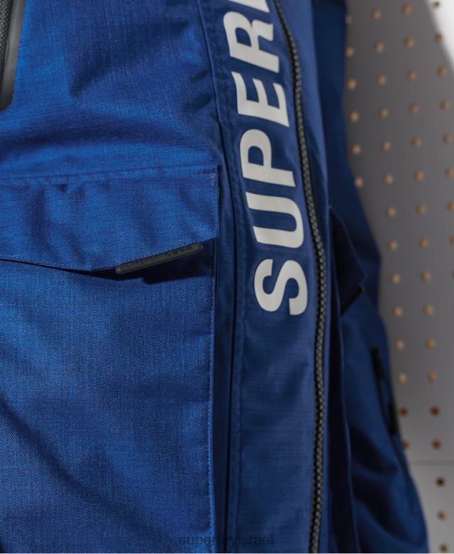 il Superdry גברים מעיל הצלה הרים אולטימטיבי כְּחוֹל 4LX2Z1403 הַלבָּשָׁה