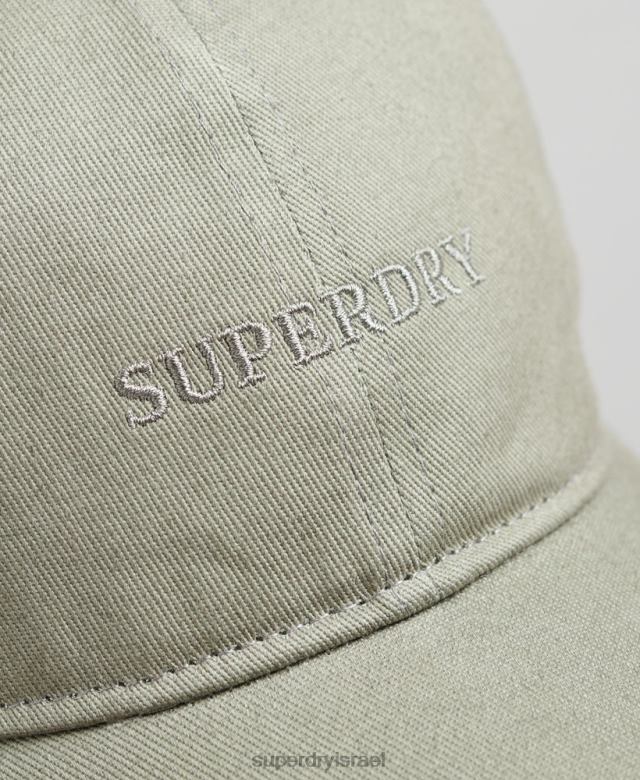 il Superdry גברים כובע בייסבול חיוני אפור 4LX2Z1595 אביזרים