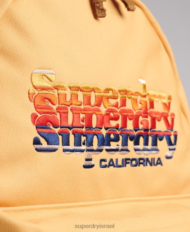 il Superdry נשים תיק גב גרפי של מונטנה צהוב 4LX2Z1602 אביזרים