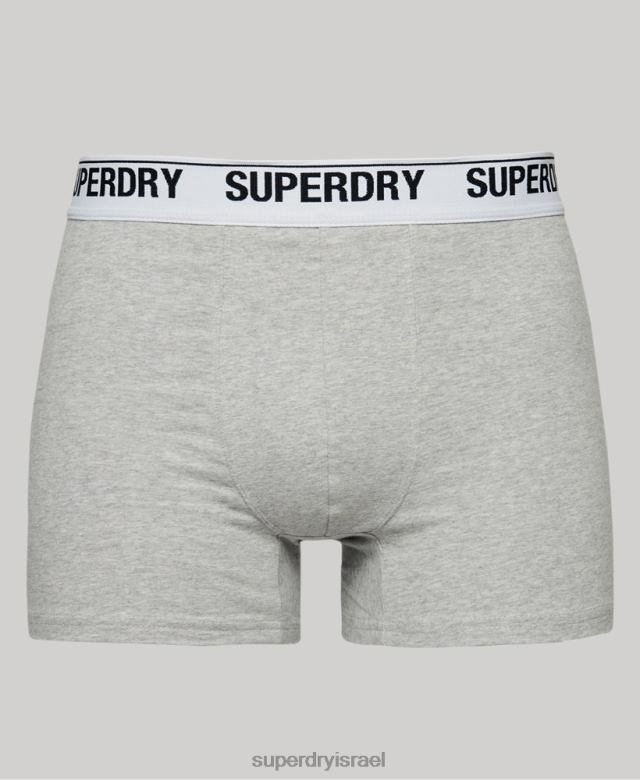 il Superdry גברים מארז משולש בוקסר מכותנה אורגנית תפוז 4LX2Z1618 הַלבָּשָׁה