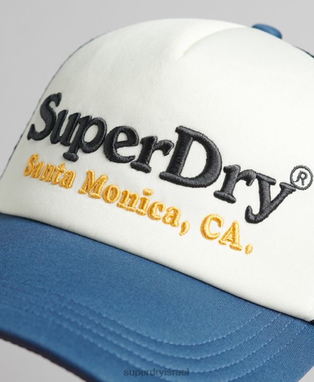 il Superdry גברים כובע משאית וינטג' לבן 4LX2Z1624 אביזרים