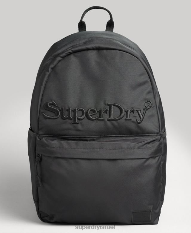 il Superdry נשים תיק גב גרפי של מונטנה אפור כהה 4LX2Z1627 אביזרים