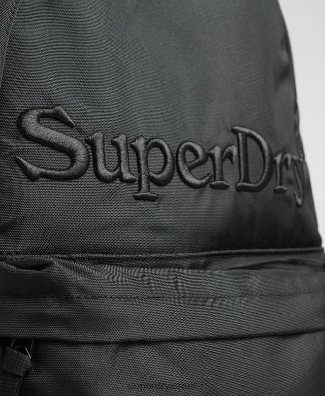 il Superdry נשים תיק גב גרפי של מונטנה אפור כהה 4LX2Z1627 אביזרים