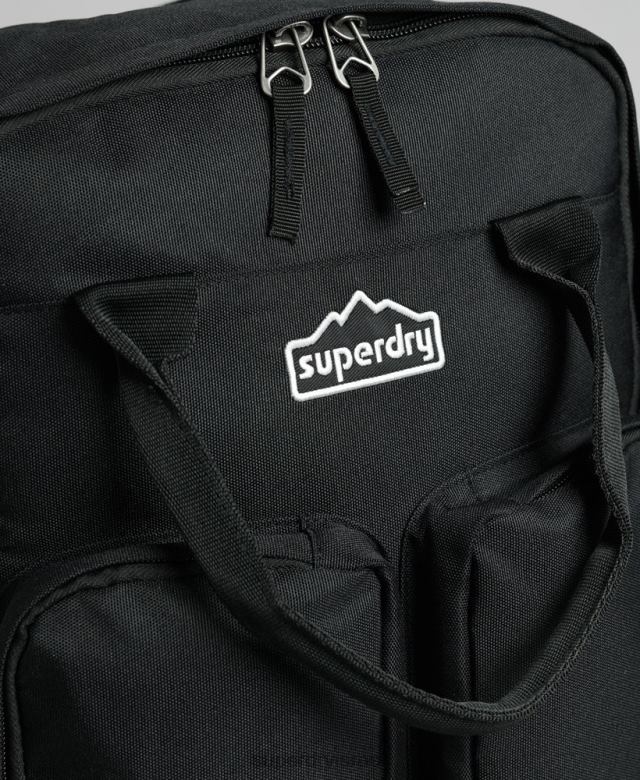 il Superdry גברים תיק גב עם ידית עליונה אפור כהה 4LX2Z1654 אביזרים