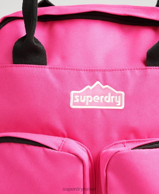 il Superdry גברים תיק גב עם ידית עליונה וָרוֹד 4LX2Z1661 אביזרים