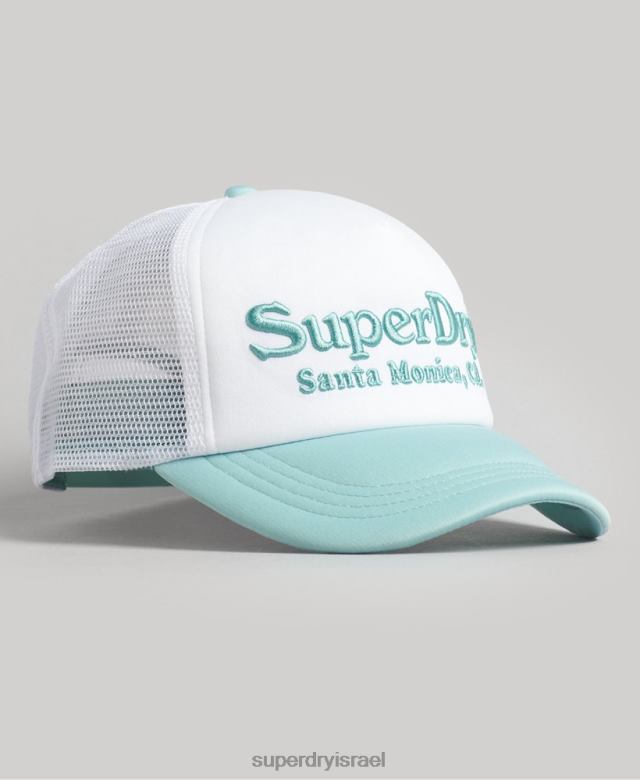 il Superdry גברים כובע משאית וינטג' לבן 4LX2Z1668 אביזרים