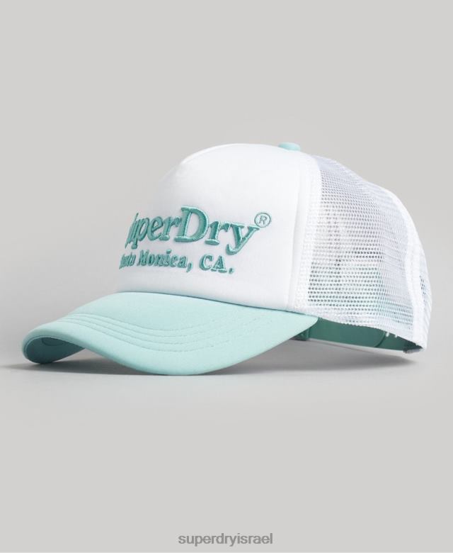 il Superdry גברים כובע משאית וינטג' לבן 4LX2Z1668 אביזרים