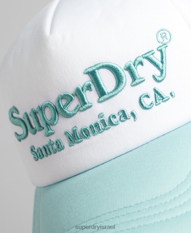 il Superdry גברים כובע משאית וינטג' לבן 4LX2Z1668 אביזרים