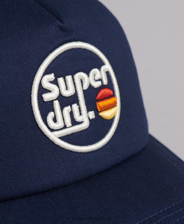 il Superdry גברים כובע משאית וינטג' חיל הים 4LX2Z1715 אביזרים