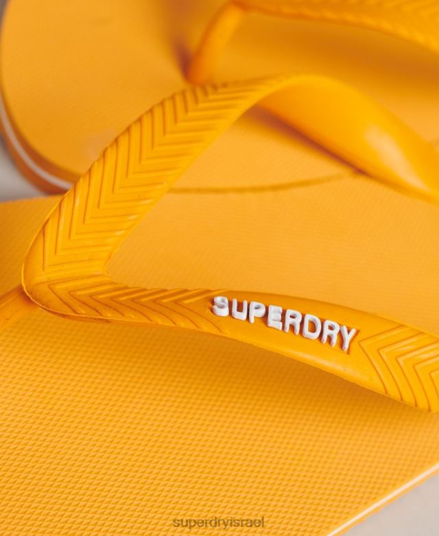 il Superdry גברים כפכפים קלאסיים וינטג' זהב 4LX2Z1730 נעליים