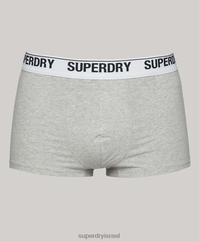 il Superdry גברים מארז משולש מכותנה אורגנית תפוז 4LX2Z1767 הַלבָּשָׁה