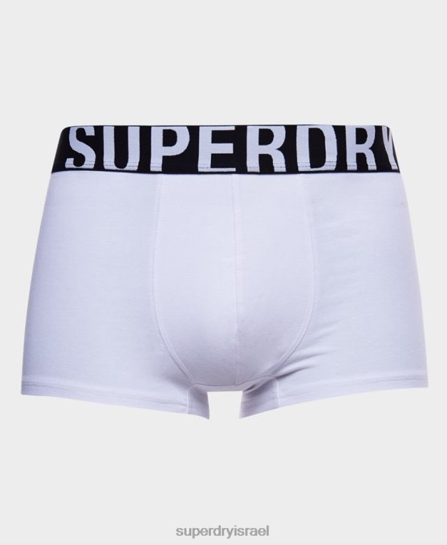 il Superdry גברים אריזה כפולה לתא מטען מכותנה אורגנית שָׁחוֹר 4LX2Z1780 הַלבָּשָׁה