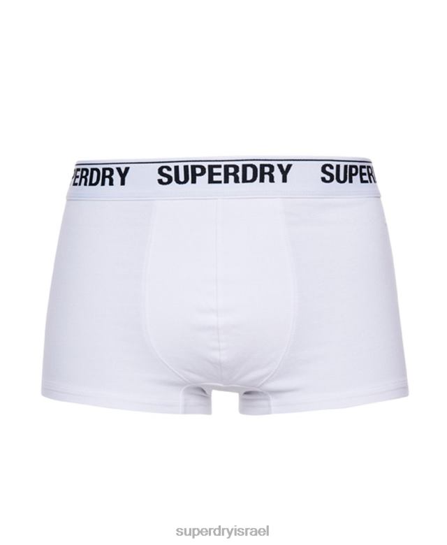 il Superdry גברים מארז משולש מכותנה אורגנית שָׁחוֹר 4LX2Z1787 הַלבָּשָׁה