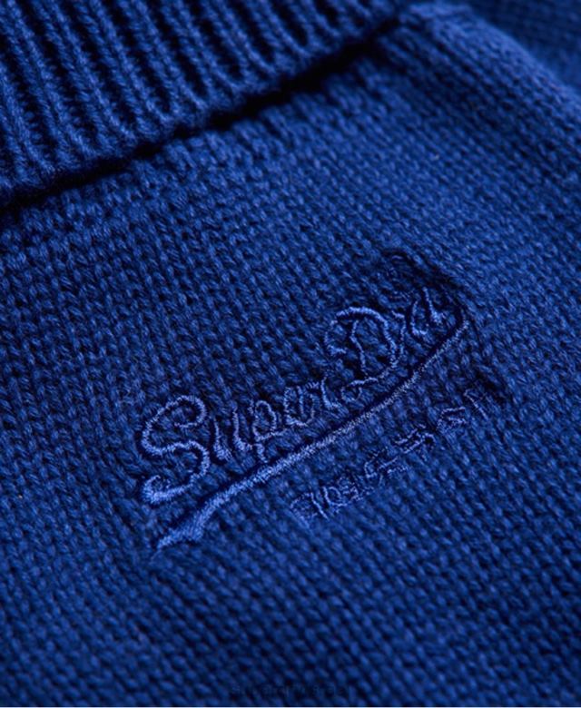 il Superdry גברים כפפות קלאסיות לוגו וינטג' כְּחוֹל 4LX2Z1800 אביזרים