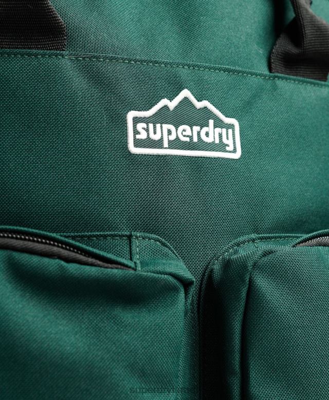 il Superdry גברים תיק גב עם ידית עליונה ירוק 4LX2Z1822 אביזרים