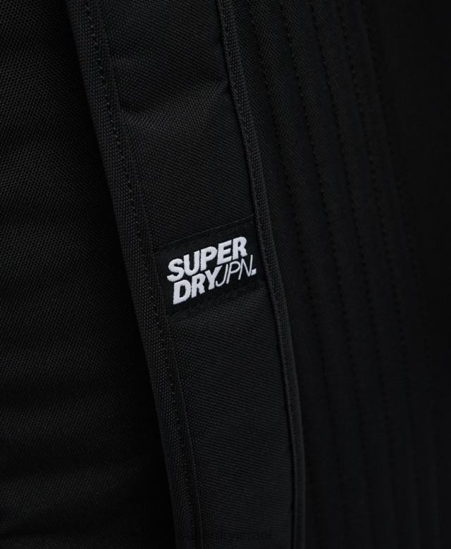 il Superdry גברים תיק גב מונטנה לוגו וינטג' שָׁחוֹר 4LX2Z1837 אביזרים