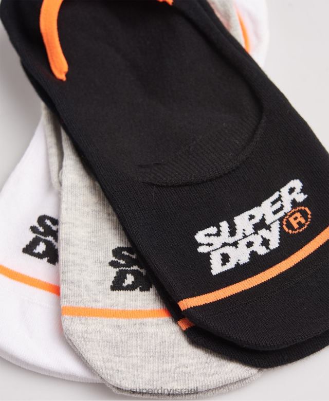 il Superdry גברים גרבי מאמן ללא מראה מכותנה אורגנית לבן 4LX2Z1854 אביזרים