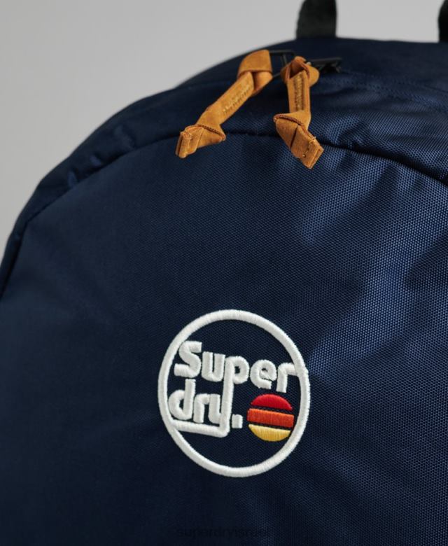 il Superdry נשים תיק גב מונטנה וינטג' רקום מיקרו חיל הים 4LX2Z1863 אביזרים