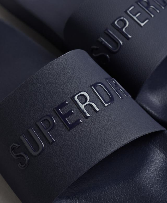 il Superdry גברים מחווני בריכה של לוגו קוד חיל הים 4LX2Z1886 נעליים