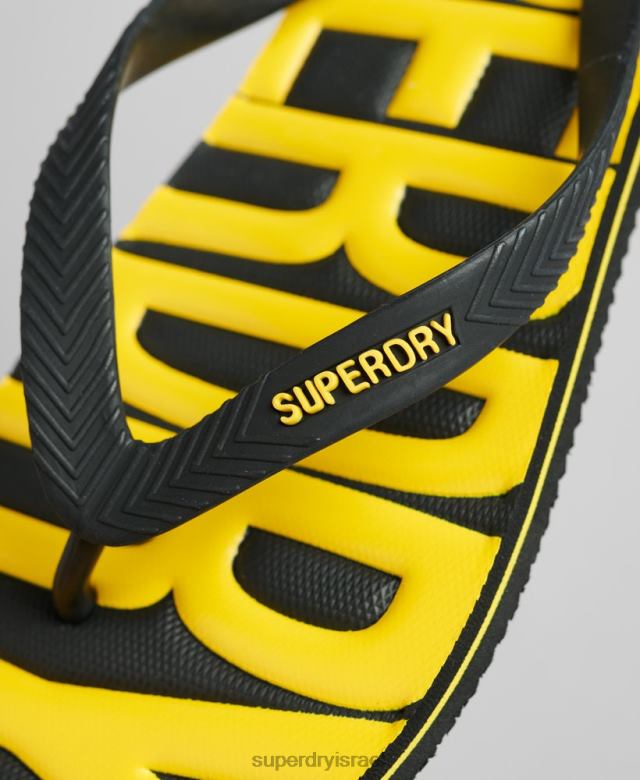 il Superdry גברים כפכפים טבעוניים שָׁחוֹר 4LX2Z1891 נעליים