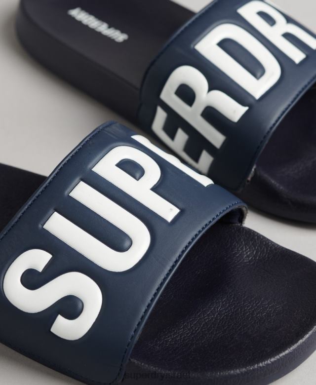 il Superdry גברים מחווני ליבה לבריכה חיל הים 4LX2Z1905 נעליים