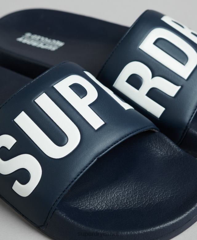 il Superdry גברים מחווני בריכה ליבת קוד חיל הים 4LX2Z1907 נעליים