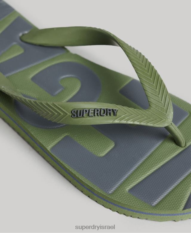 il Superdry גברים כפכפים קלאסיים טבעוניים וינטג' חָקִי 4LX2Z1918 נעליים