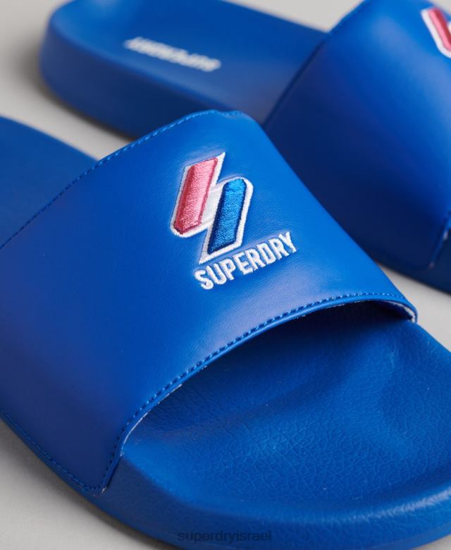 il Superdry גברים קוד מחווני בריכה חיוניים כְּחוֹל 4LX2Z1919 נעליים