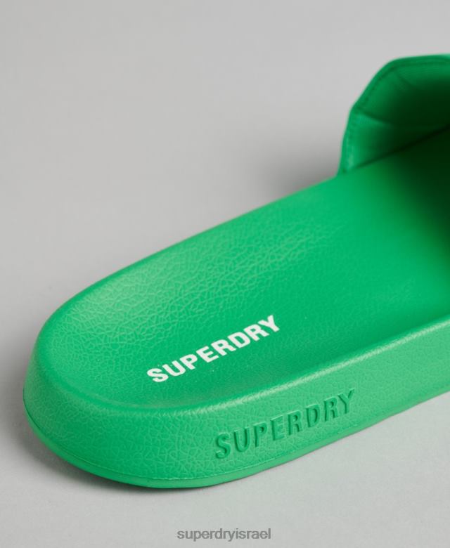 il Superdry גברים קוד מחווני בריכה חיוניים ירוק 4LX2Z1922 נעליים