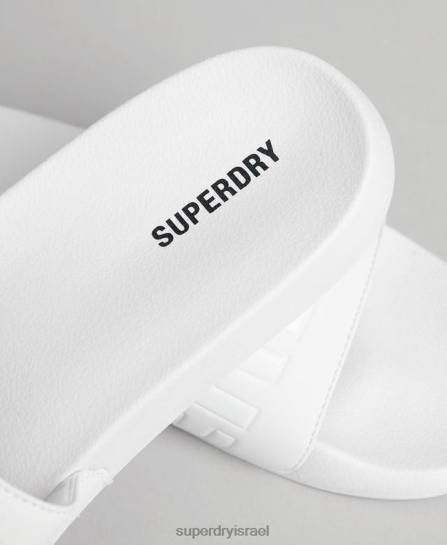 il Superdry גברים מחווני ליבה לבריכה לבן 4LX2Z1944 נעליים