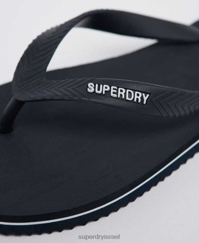 il Superdry גברים כפכפים פשוטים חיוניים חיל הים 4LX2Z1949 נעליים