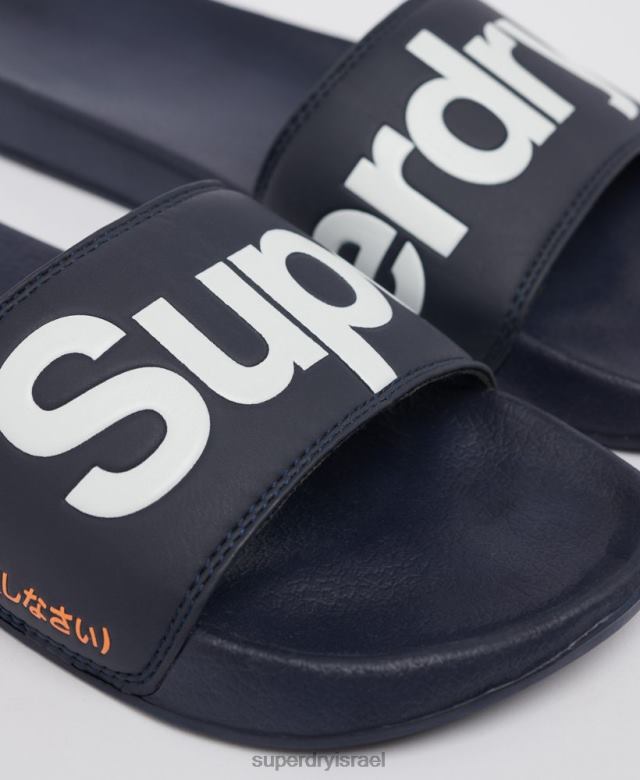 il Superdry גברים מחווני לוגו קלאסיים חיל הים 4LX2Z1952 נעליים