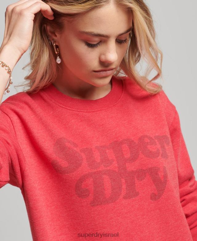 il Superdry נשים שמלה קלאסית של קופר אָדוֹם 4LX2Z2553 הַלבָּשָׁה