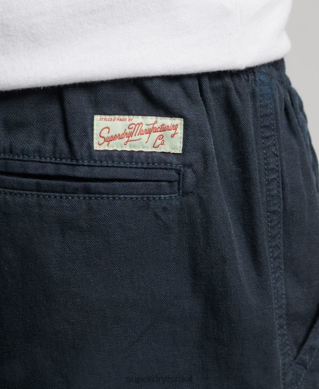 il Superdry גברים מכנסיים קצרים בצבע יתר וינטג' חיל הים 4LX2Z257 הַלבָּשָׁה