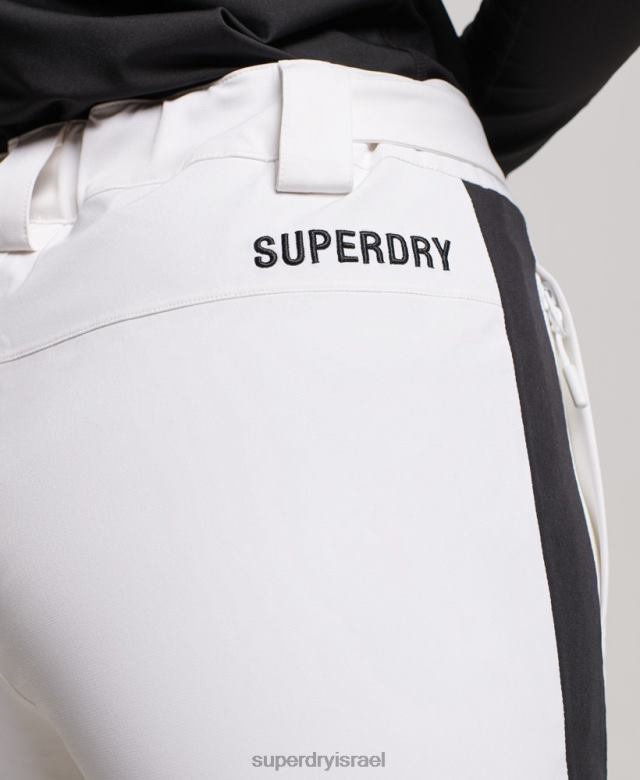 il Superdry נשים מכנסי שלג ליבה לבן 4LX2Z2592 הַלבָּשָׁה