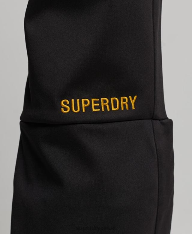 il Superdry נשים מכנסי סקי סופטשל דקים שָׁחוֹר 4LX2Z2601 הַלבָּשָׁה